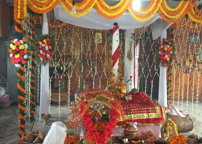 Jayanti Shaktipeeth sanctum exterior